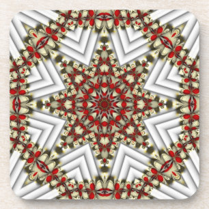 Weihnachts-Land-Patchwork-Korkuntersetzer Getränkeuntersetzer
