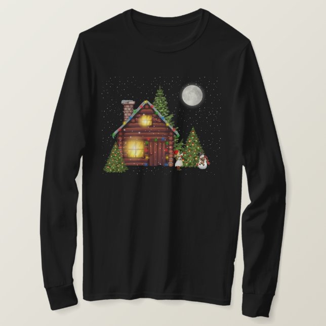 Weihnachts-Langschläfer-T - Shirt (Design vorne)