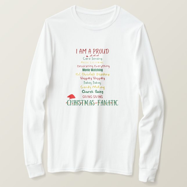 Weihnachts-Langschläfer-T - Shirt (Design vorne)