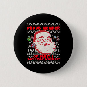 Weihnachts-Lawn Bowls Idee für Männer und Santas W Button