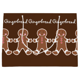 Weihnachts-Lebkuchen-Geschenktasche Große Geschenktüte