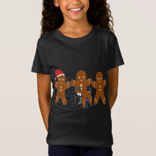 Weihnachts-Lebkuchen, Rollstuhl T-Shirt