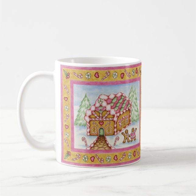 Weihnachts-Lebkuchen-Tasse-Geschenk Tasse (Links)