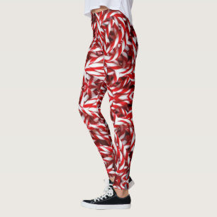 Weihnachts-Leggings, Candy Cane Leggings