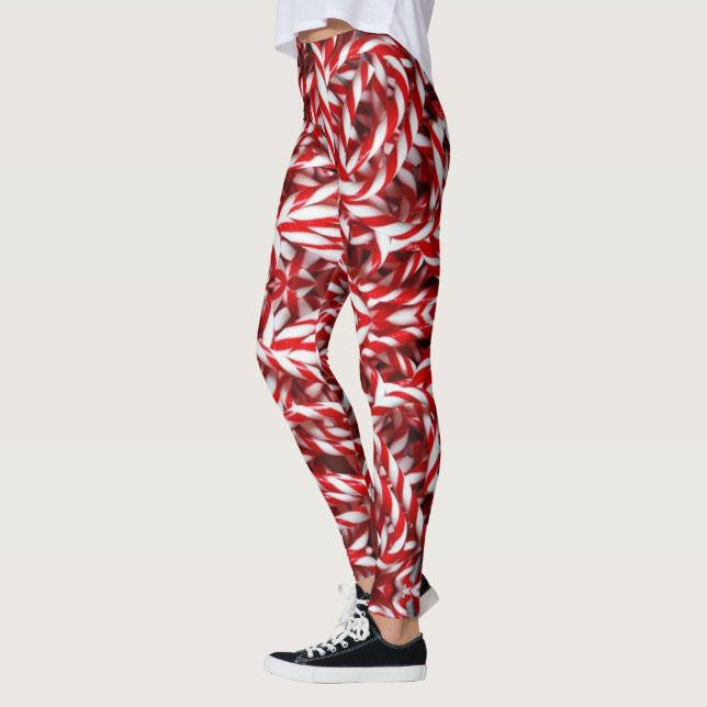 Weihnachts-Leggings, Candy Cane Leggings (Links)