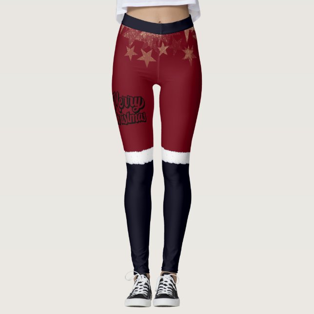 Weihnachts-Leggings Leggings (Vorderseite)