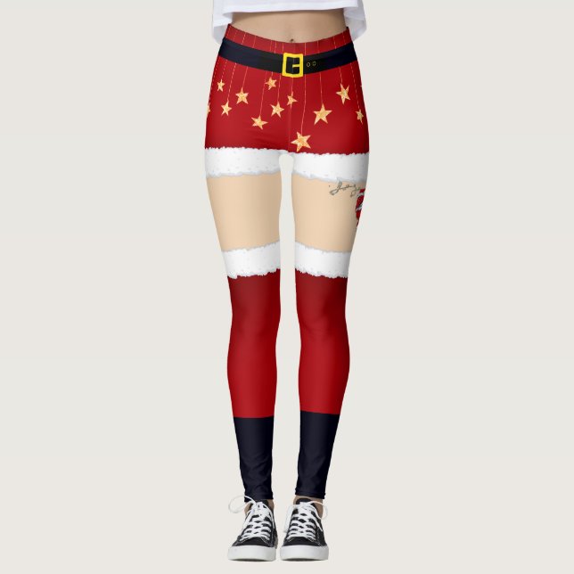 Weihnachts-Leggings Leggings (Vorderseite)