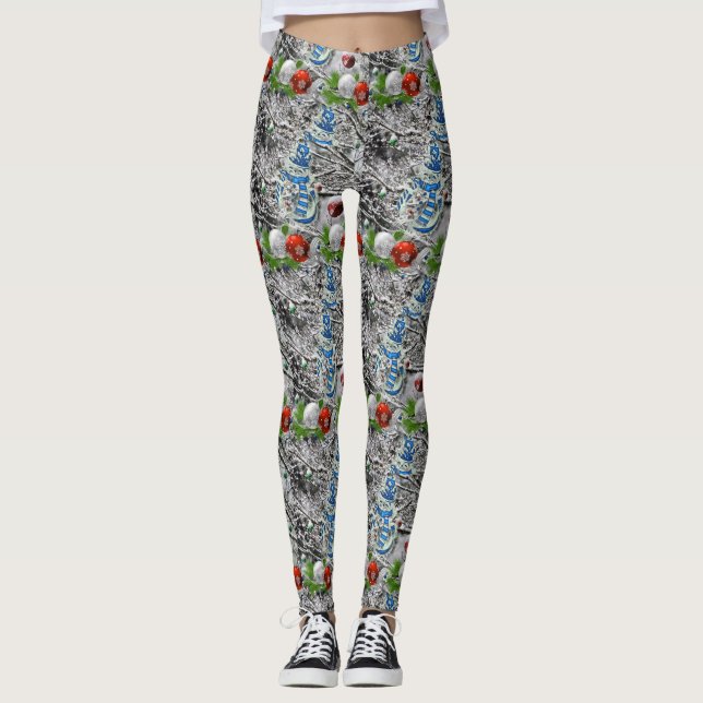 Weihnachts-Leggings Leggings (Vorderseite)