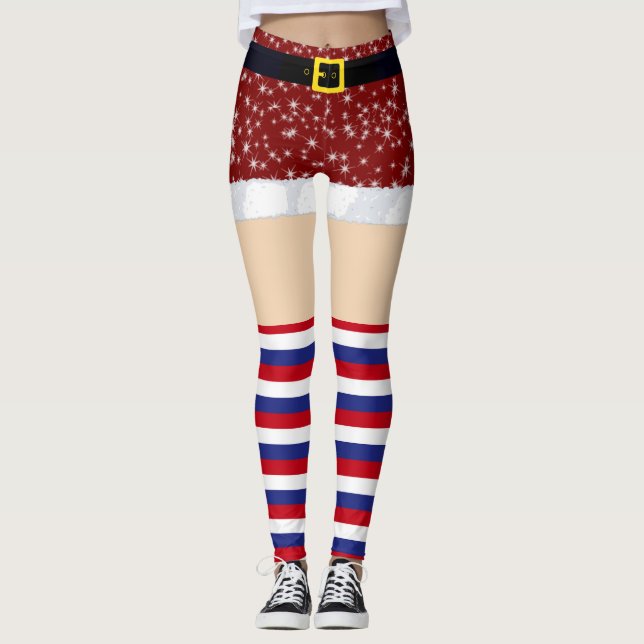 Weihnachts-Leggings Leggings (Vorderseite)