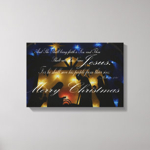 Weihnachts-Leinwand Leinwanddruck