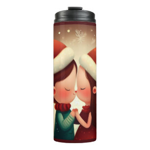 Weihnachts-Liebe 2 Thermal-Tumbler Thermosbecher