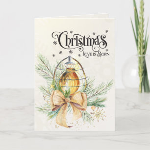 Weihnachts-Liebe ist Geboren John 3:16 Feiertagskarte