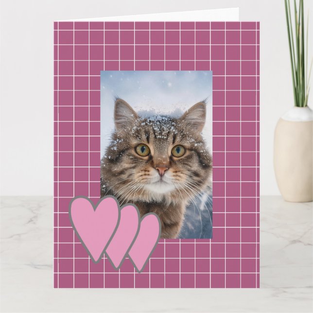 Weihnachts-Liebe Karte (Vorderseite)