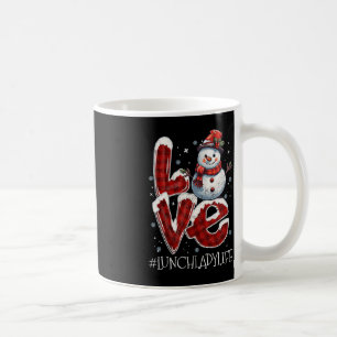 Weihnachts-Liebe Snowman Mittag Lady Life Fun Xmas Kaffeetasse