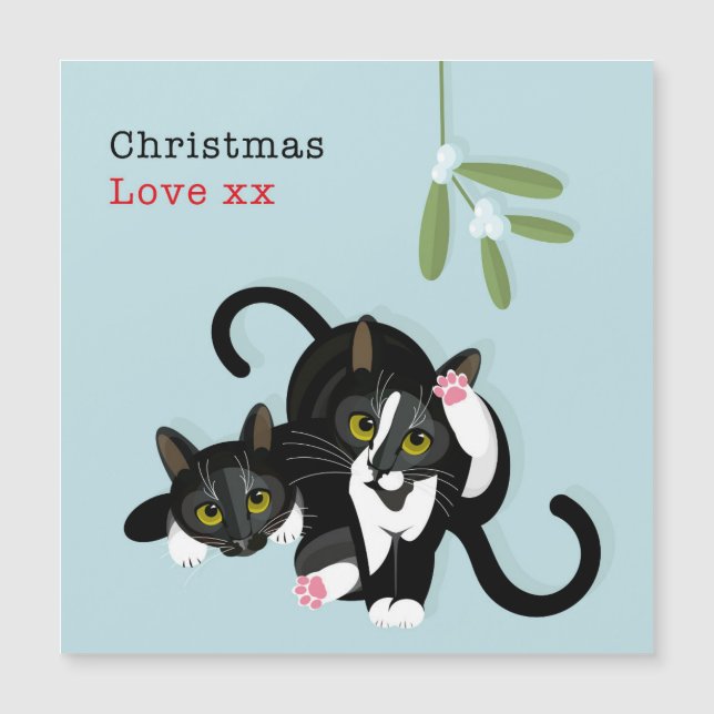 Weihnachts-Liebe xx Magnetkarte (Vorderseite)