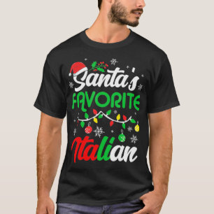 Weihnachts Lieblings-Italienische Kleidung Feierta T-Shirt