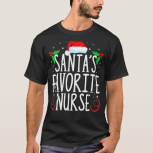 Weihnachts Lieblings-Krankenschwester Funny Weihna T-Shirt