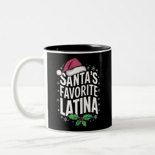 Weihnachts Lieblings-Latina Weihnachten Weihnachte Zweifarbige Tasse