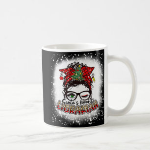 Weihnachts Lieblings-Librarian-Messy Bun-Mama Weih Kaffeetasse
