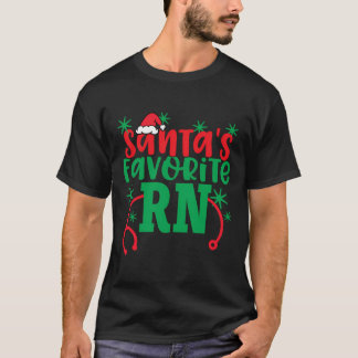 Weihnachts-Lieblings-Rn Niedliche Weihnachtsfeiert T-Shirt
