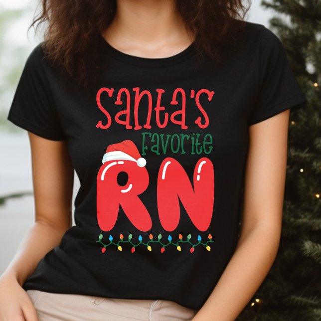Weihnachts Lieblings-RN Weihnachtsnachtsnachtsnach T-Shirt (Von Creator hochgeladen)