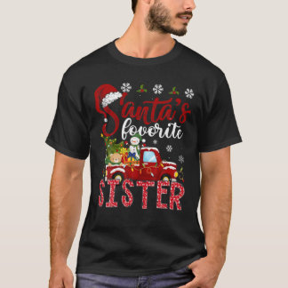 Weihnachts-Lieblings-Sister Funny Weihnachten-Weih T-Shirt