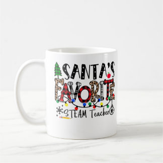 Weihnachts Lieblings-STEAM-Lehrer Funny Christmas  Kaffeetasse