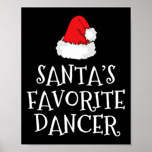 Weihnachts-Lieblings-Tänzerin Weihnachten Weihnach Poster