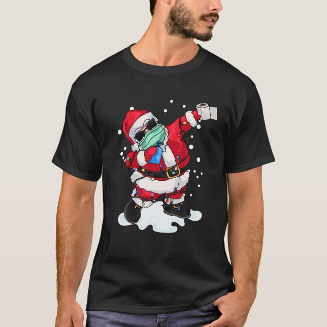 Weihnachts Lieblings-Violinlehrer Xmas Light Hat C T-Shirt (Vorderseite)