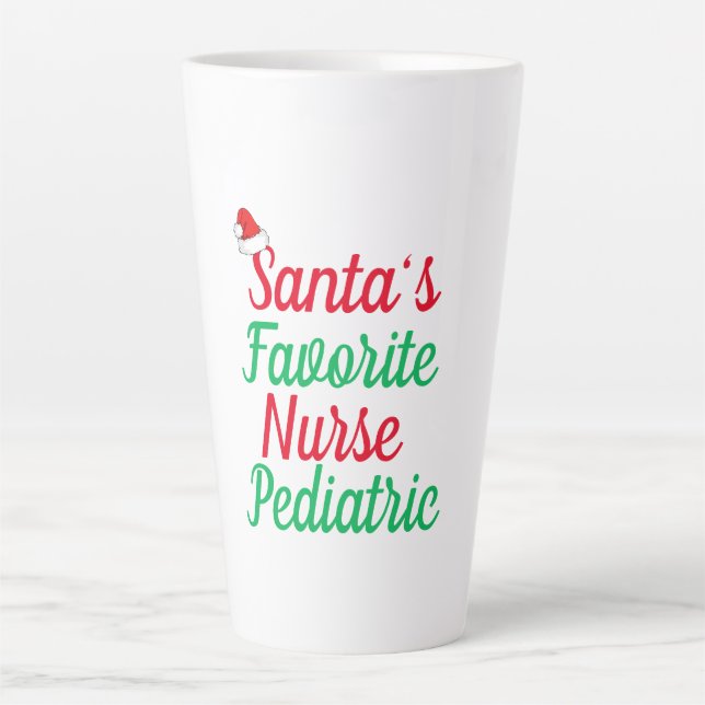 Weihnachts-Lieblingsaufwertung des Weihnachtsmanns Milchtasse (Vorderseite)