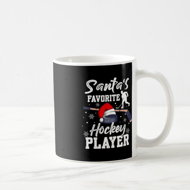 Weihnachts Lieblingshockey-Spieler Weihnachten Paj Kaffeetasse (Rechts)
