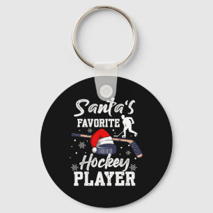 Weihnachts Lieblingshockey-Spieler Weihnachten Paj Schlüsselanhänger