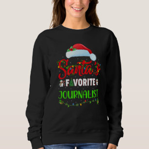 Weihnachts Lieblingsjournalistin Christma beleucht Sweatshirt