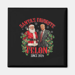 Weihnachts Lieblingskandidat seit 2024 Funny Trump Magnet