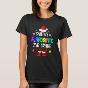 Weihnachts Lieblingslehrer der zweiten Klasse T-Shirt