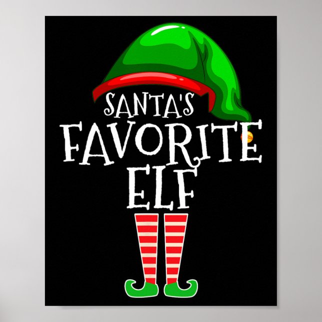 Weihnachts Lieblingssammlung der Elfergruppe Poster (Vorne)