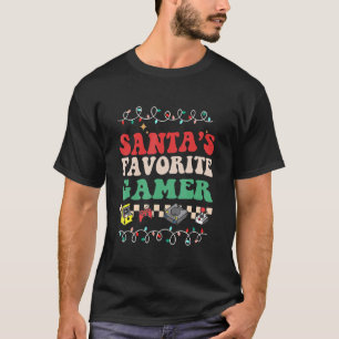 Weihnachts Lieblingsspielerin Groovy Retro Weihnac T-Shirt