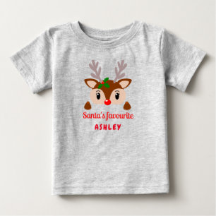Weihnachts Lieblingsstift Rudolph Rentier Weihnach Baby T-shirt