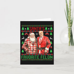 Weihnachts Lieblingsstipendiat Funny 2024 Trump We Karte