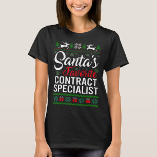 Weihnachts Lieblingsvertragsspezialist Weihnachten T-Shirt