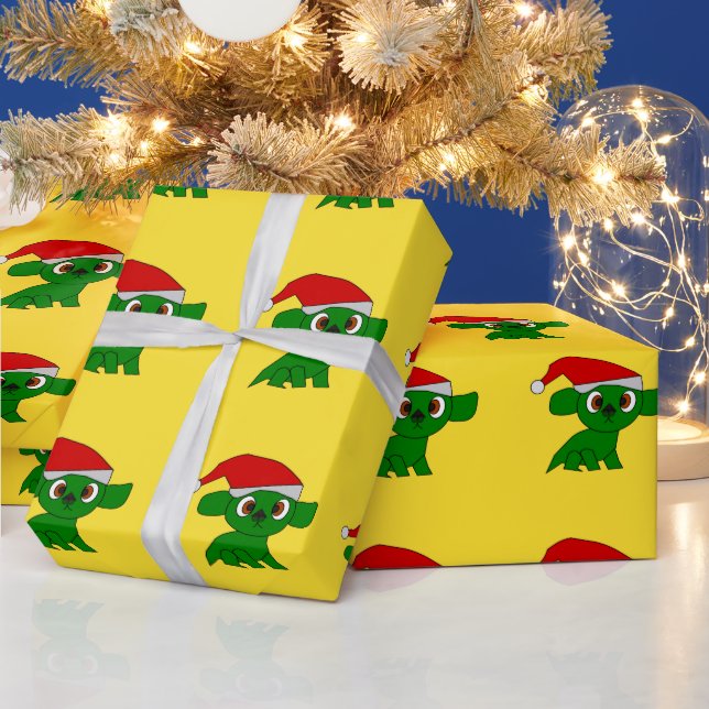 Weihnachts-Little-Drachenpapier Geschenkpapier (Feiertage)