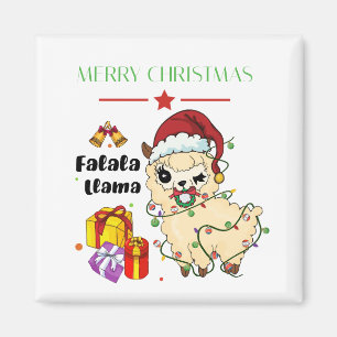 Weihnachts-Llama-Magnet Magnet