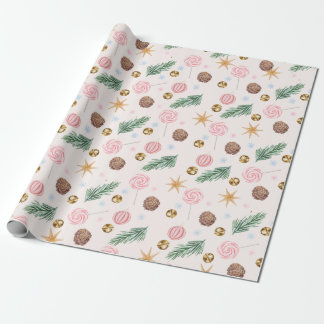 Weihnachts Lollipop & Jing Bells Wrapping Paper Geschenkpapier