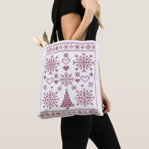 Weihnachts-Lover-Muster Sampler-Design