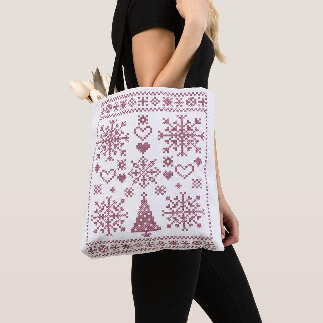 Weihnachts-Lover-Muster Sampler-Design (Von Nahem)