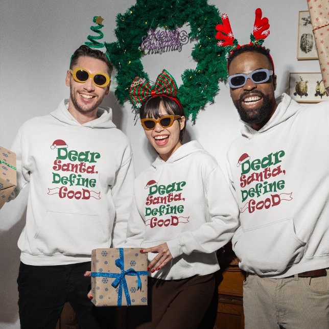 Weihnachts-lustiges Zitat Hoodie (Christmas funny quote Hoodie)