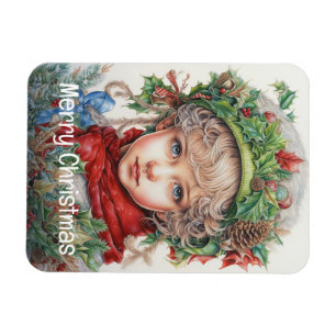 Weihnachts Mädchen Benutzerdefiniert 11 von 25 Magnet