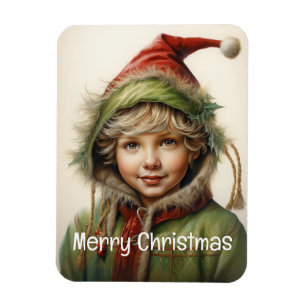 Weihnachts Mädchen Benutzerdefiniert 9 von 25 Magnet