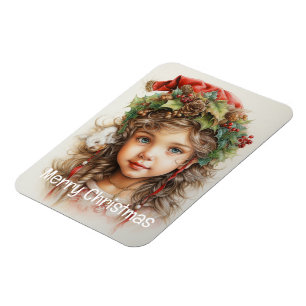 Weihnachts Mädchen Custom 17 von 25 Magnet