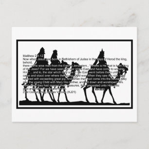 Weihnachts Magi Feiertagspostkarte